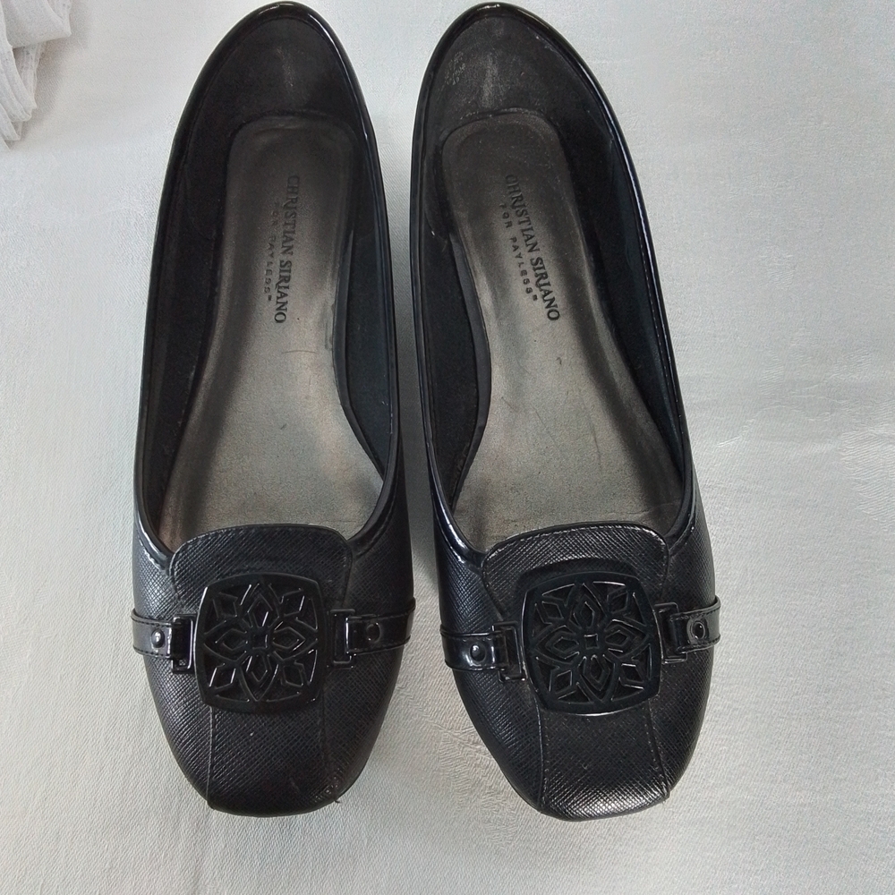 Black Christian Siriano women's flat shoes size 8.5